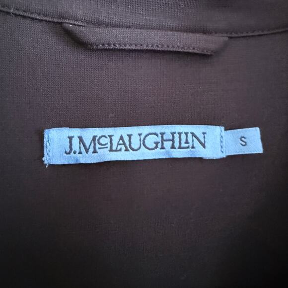 J. MCLAUGHLIN | Navy Blue Button Down Catalina Cloth Shirt Dress Medium *No Belt - Picture 4 of 8